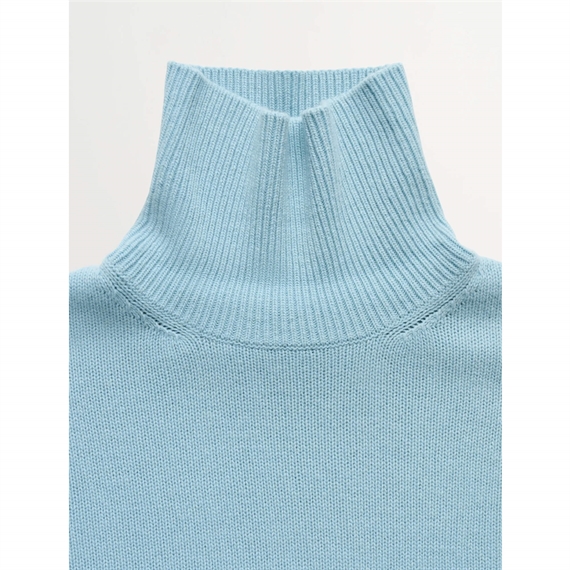 Skall Studio Silene T-neck Strik, Aqua