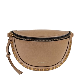 Isabel Marant Skano Leather Belt Bag, Cappuccino   