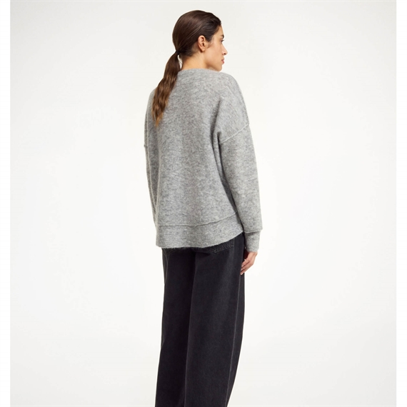 By Malene Birger Biagiorms Strik, Grey Melange