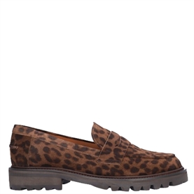 Billi Bi A9305 Loafers, Leopard Cuoio Suede 