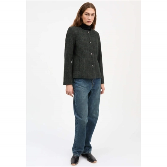 Skall Studio Mabel Jakke, Green Check