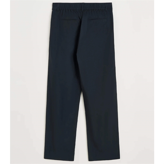 Aiayu Billy Zip Poplin Bukser, Black Navy
