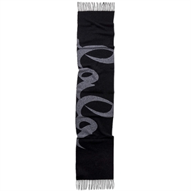 Lala Berlin Lala Scarf 4 Wool Mix, Sort