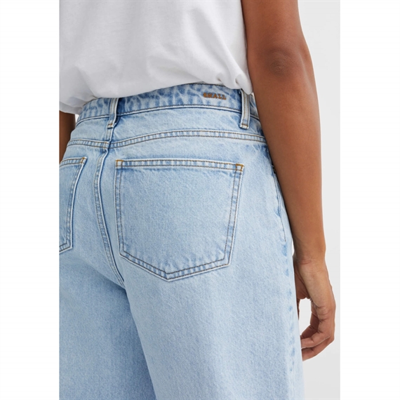 Skall Studio Willow Wide Jeans, Worn Light Blue