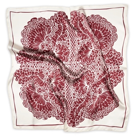 MP Denmark Lacey Silke Tørklæde, Plum Mahogany