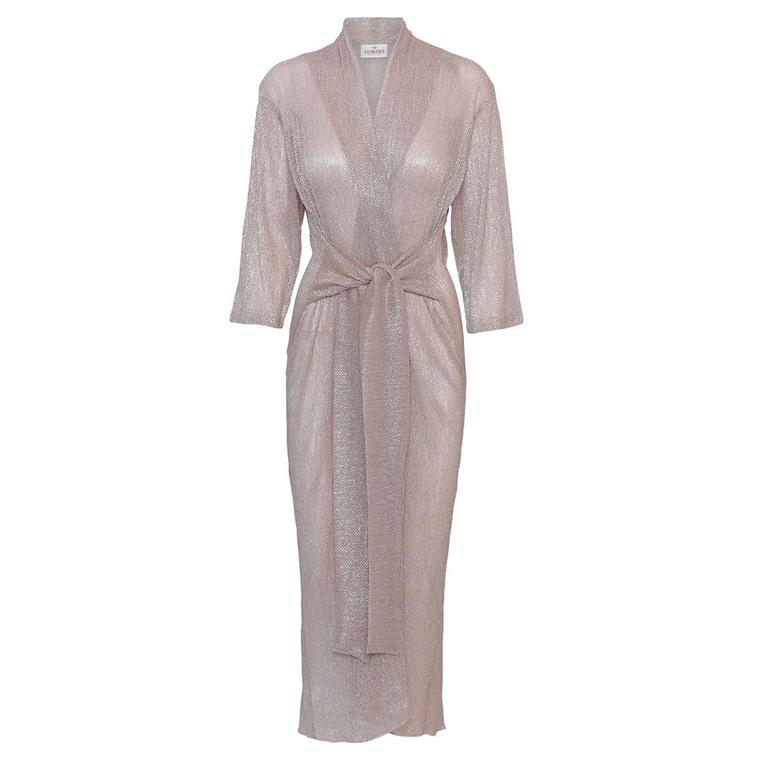 Karmamia Kimono - Hailey Fersken/Guld