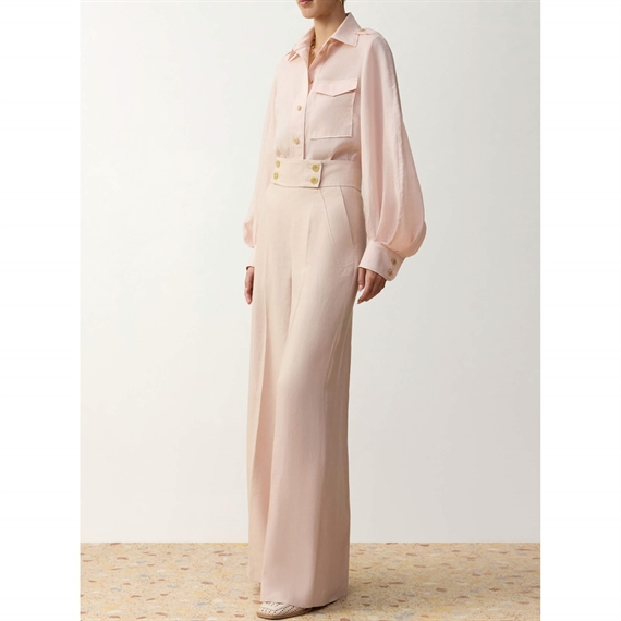 Zimmermann Utility Skjorte, Blush