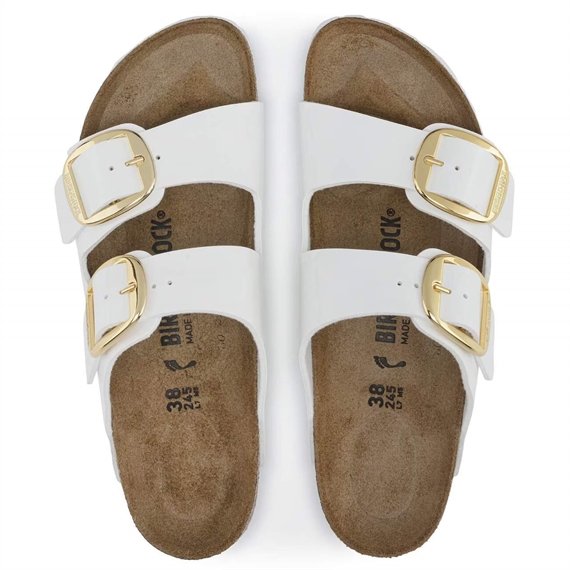Birkenstock Arizona BS Sandaler, Patent White