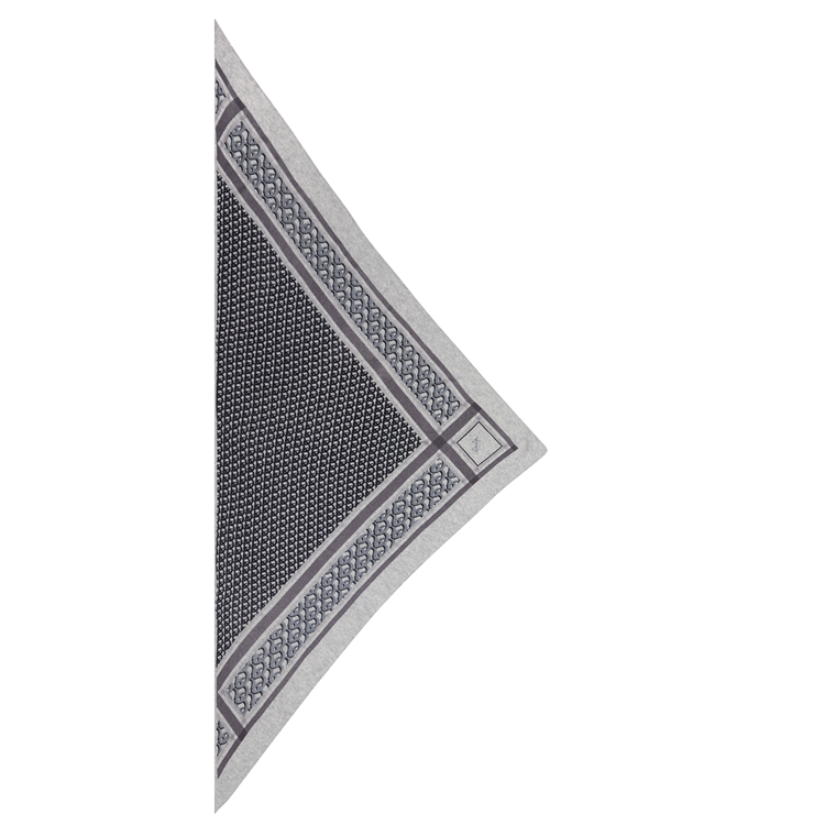 Lala Berlin Triangle Monogram Black on Flanella M 5196-AC-1002
