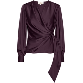 Karmamia Ines Bluse, Semi Rich Plum