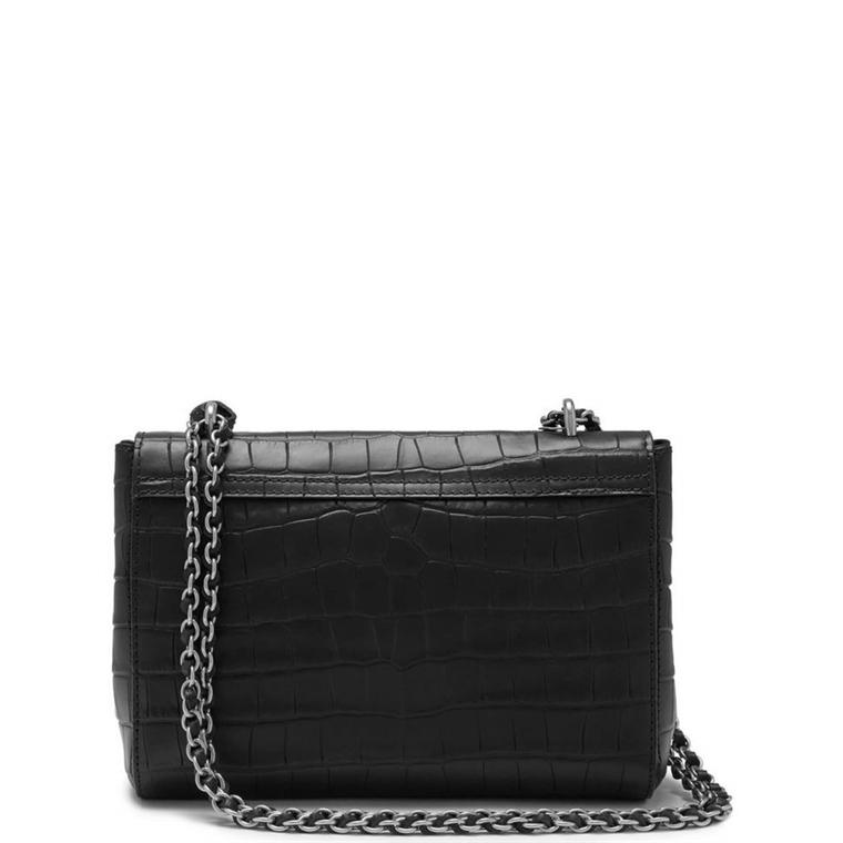 Mulberry Lily Black Matte Croc Taske 