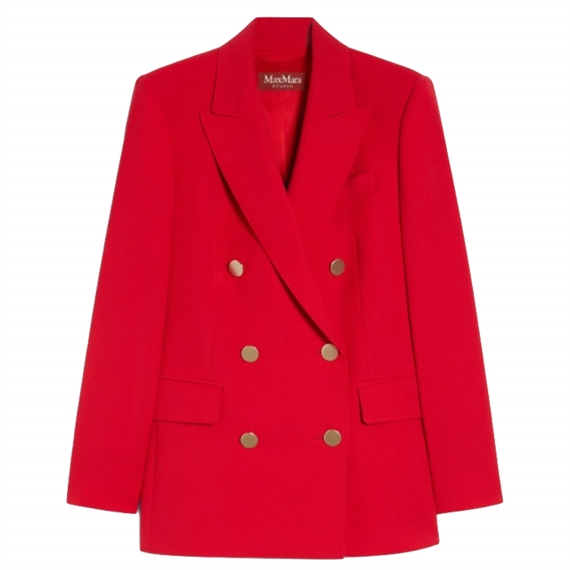 Max Mara Studio EDICOLA Blazer, Rød