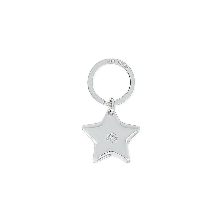 Mulberry Nøglering - Star Keyring sølv