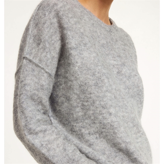 By Malene Birger Biagiorms Strik, Grey Melange