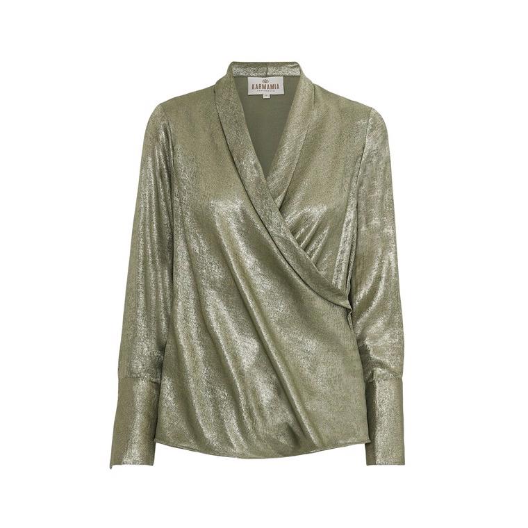 Karmamia Bluse - Billie Guld