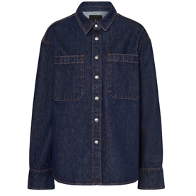 Anine Bing Samy Shirt, Unwashed Blue