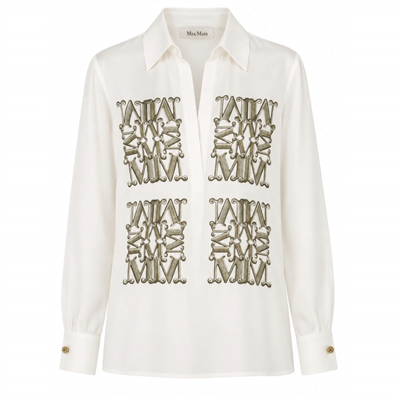 Max Mara MXFILTRO Skjorte, Kaki