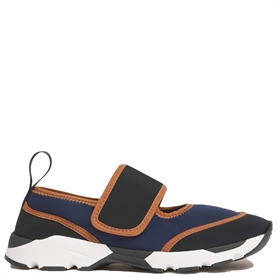 Marni Mary Jane Running Sneaker, Deep Blue & Black
