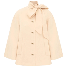 Zimmermann Valiant Pussybow Jakke, Cream