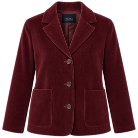 'S Max Mara SMMMARANTA Jakke, Bordeaux
