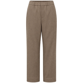 Aiayu Coco Pant Twill, Smokey Brown Melange