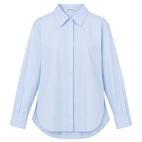MKDT Studio Bertine Poplin Skjorte, Light Blue
