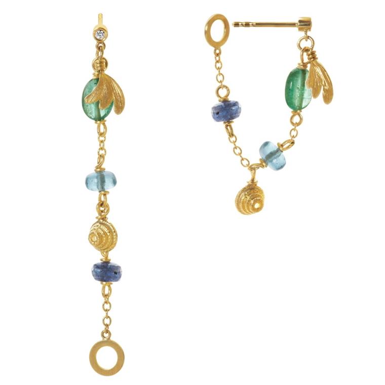 Dulong Piccolo Sea Breeze Øreringe, 18K Guld