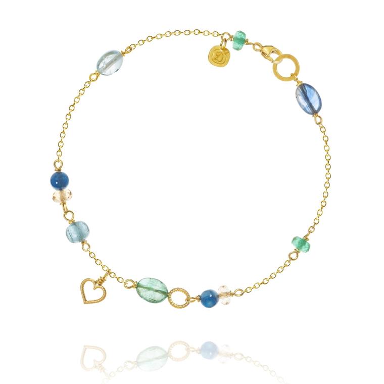 Piccolo Sea Breeze armbånd, guld - Dulong 