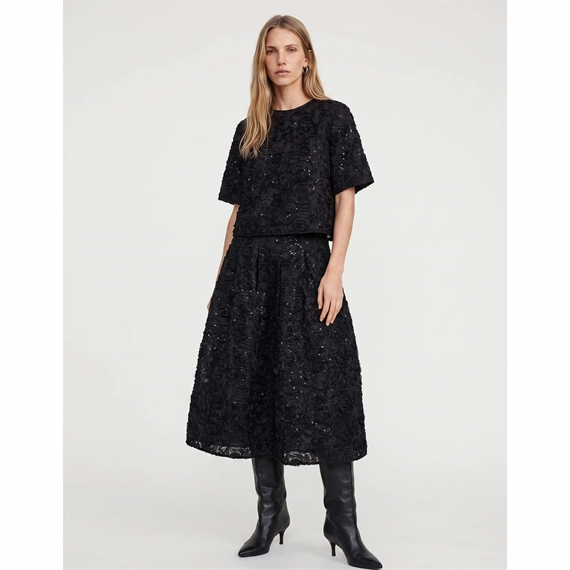 Mos Mosh Reya Sequins Nederdel, Sort