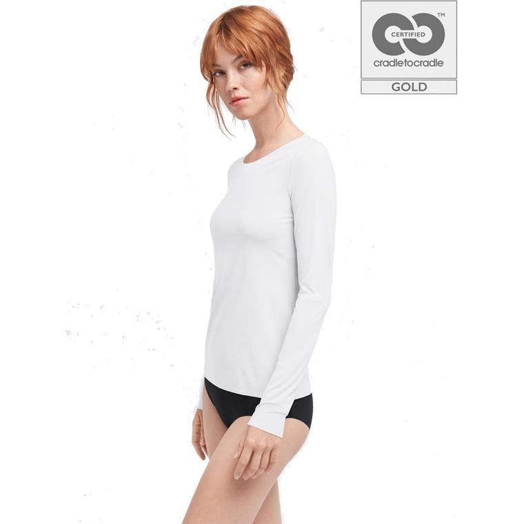 Wolford Aurora Pure Pullover, Hvid 