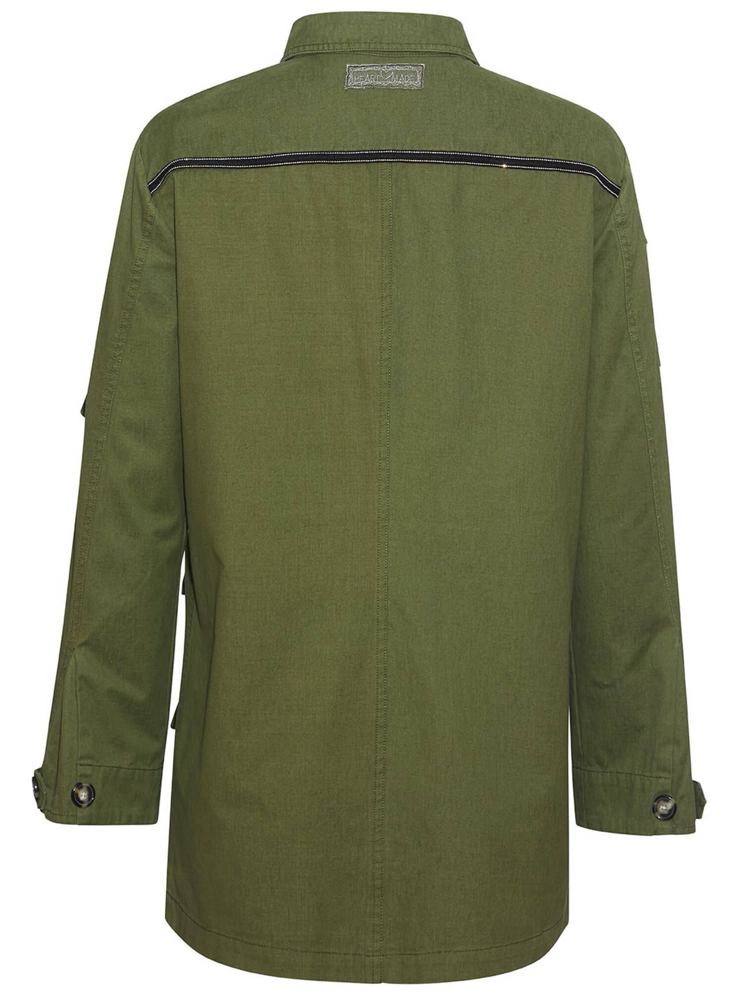 George Stevenson i går Let at ske Razer Jakke, Army | Heartmade - Shop her