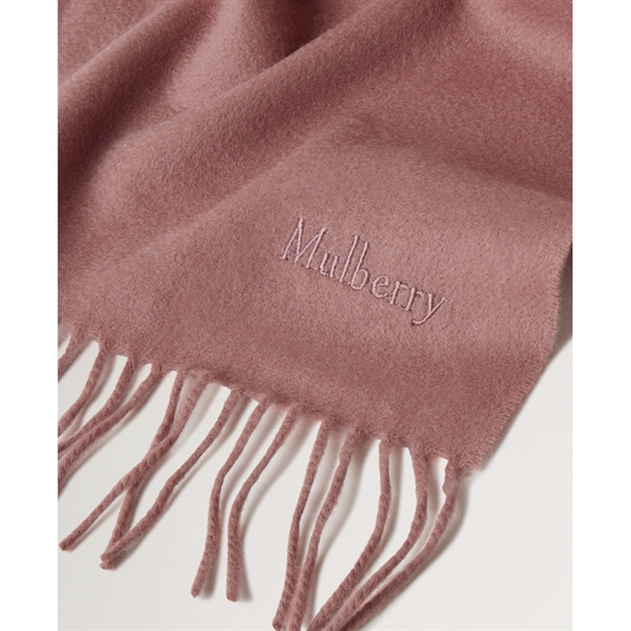 Mulberry Cashmere Scarf, Autumn Rose