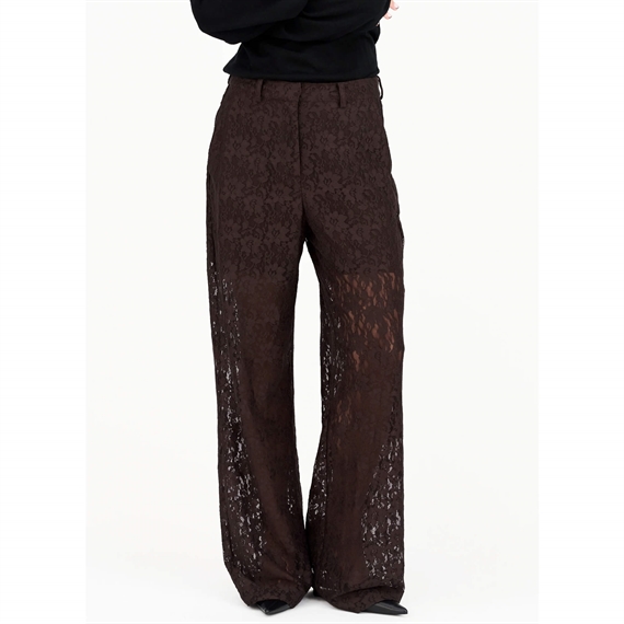 IVY Copenhagen Lara Lace Bukser, Expresso Brown 