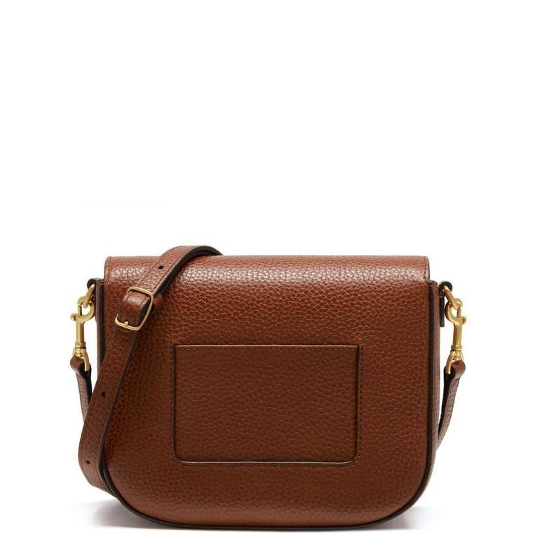 Mulberry Small Darley Satchel Oak Natural Grain