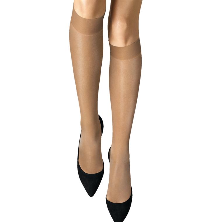 Wolford Satin Touch 20 Knæstrømper, Sand