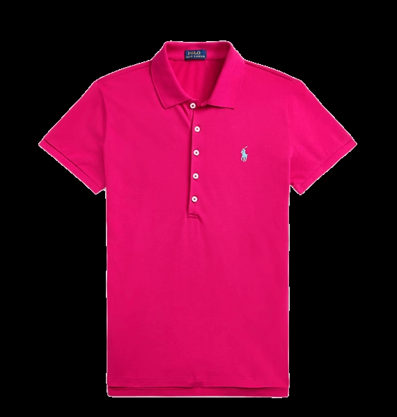 Polo Ralph Lauren Slim Fit Stretch Polo Shirt, Pink Sky