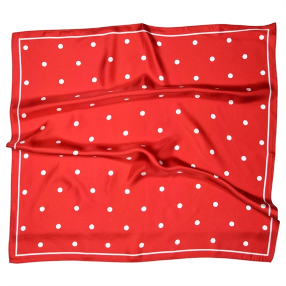 Sneaky Fox Paloma Silk Tørklæde, Tomato