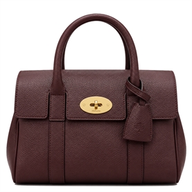 Mulberry Small Bayswater Satchel Oxblood