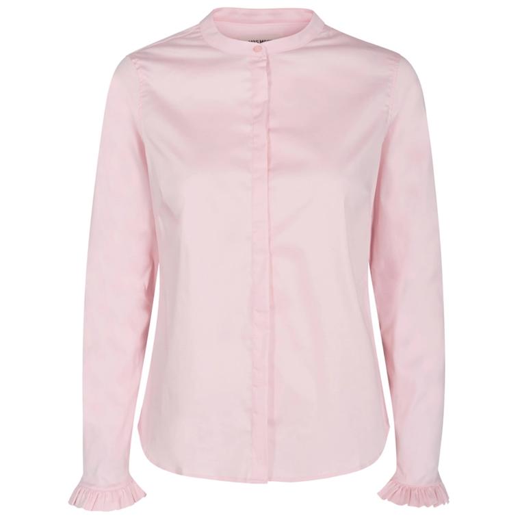 Mattie Sustainable Shirt, Soft Rose - Mos Mosh 