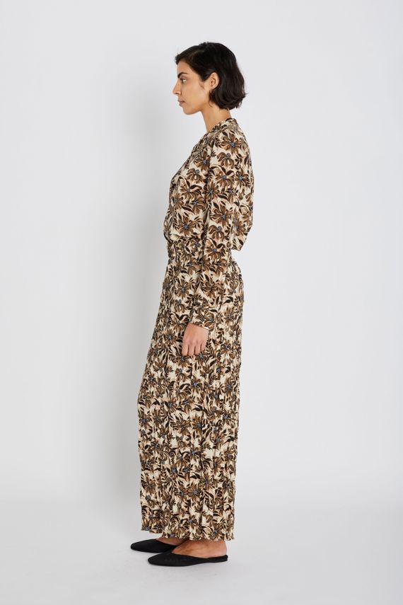 Heartmade HMSican Maxi Nederdel, Shitake Print