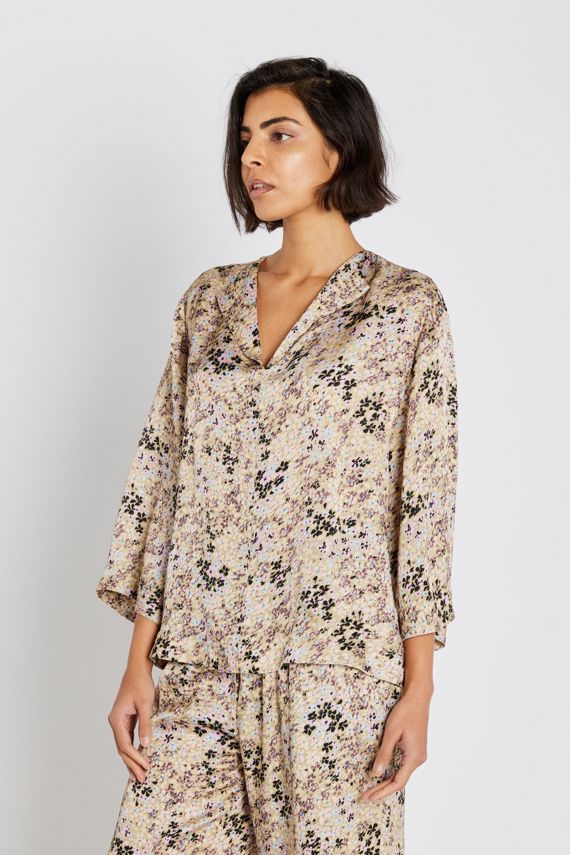 Heartmade HMTepa Bluse, Light Flower Print