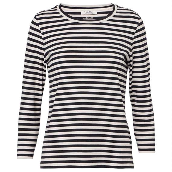 \'S Max Mara Durata Bluse, Black Pin Stripes