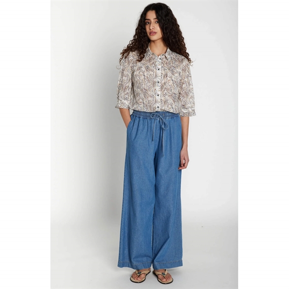 Heartmade Niso Denim Bukser, Steel Blue 