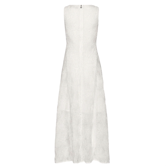 Rotate Mesh Maxi Kjole, Egret