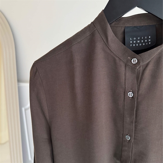 Louise Rømern Freddie Mod Toby Skjorte, Brun  