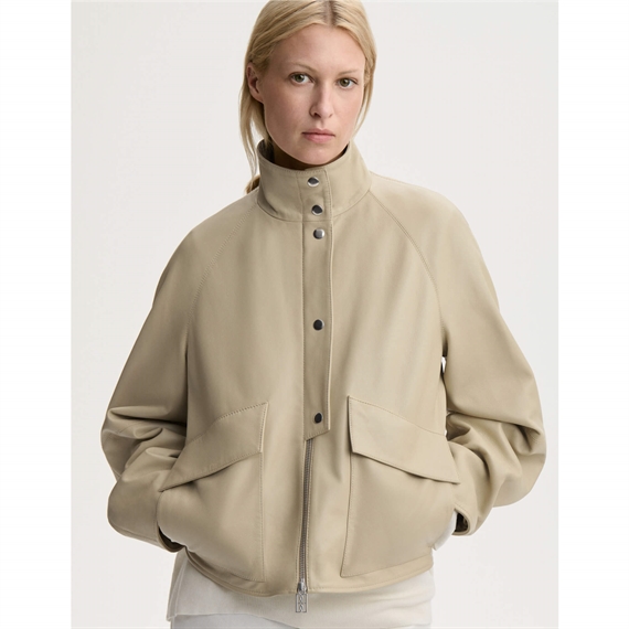 By Malene Birger Suzanne Læderjakke, Old Beige