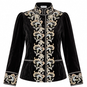 Dea Kudibal LexiDEA Jakke, Black Velvet 