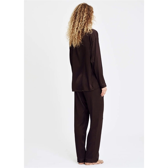 Hype The Detail Satin Pyjamas, Brun