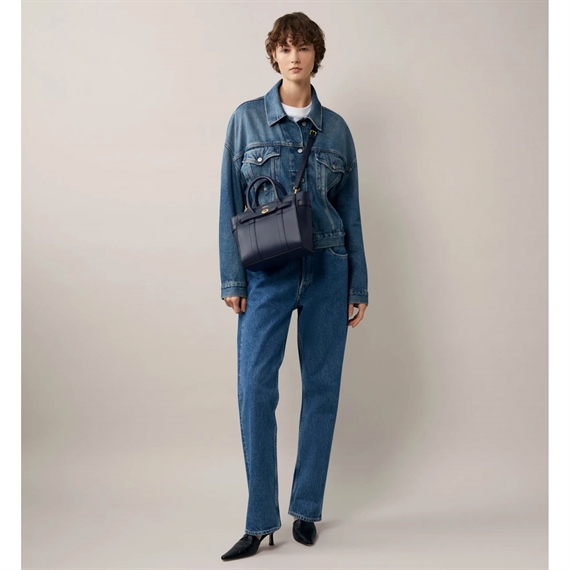 Mulberry Mini Zipped Bayswater Night Sky Micro Classic Grain
