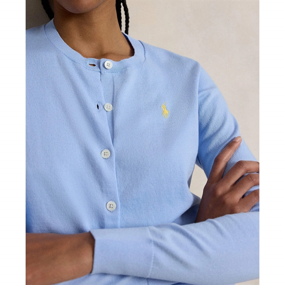 Polo Ralph Lauren Crewneck Cardigan, Blue